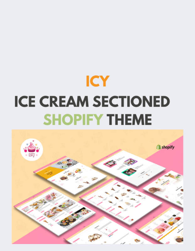 Icy - Ice Cream Sectioned Shopify Theme
