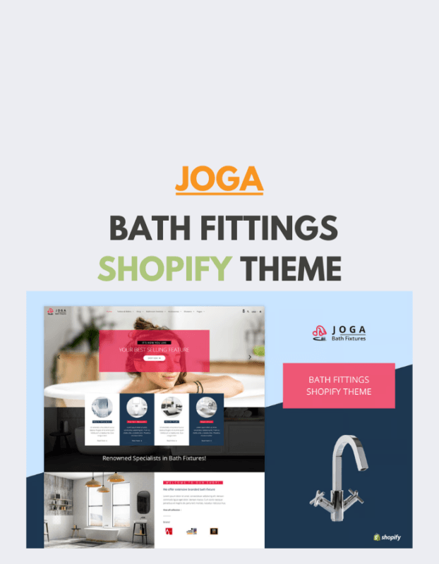 Joga Bath Fittings Shopify Theme