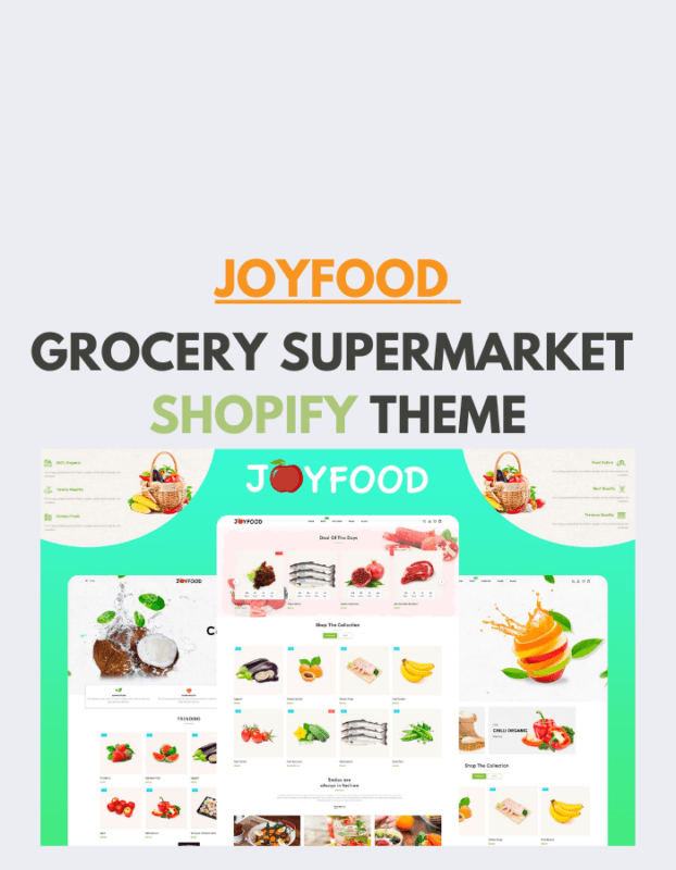 JoyFood - Grocery Supermarket Shopify Theme