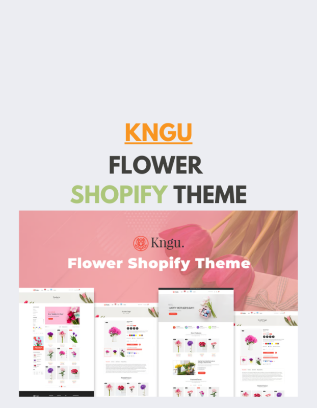 Kngu - Flower Shopify Theme