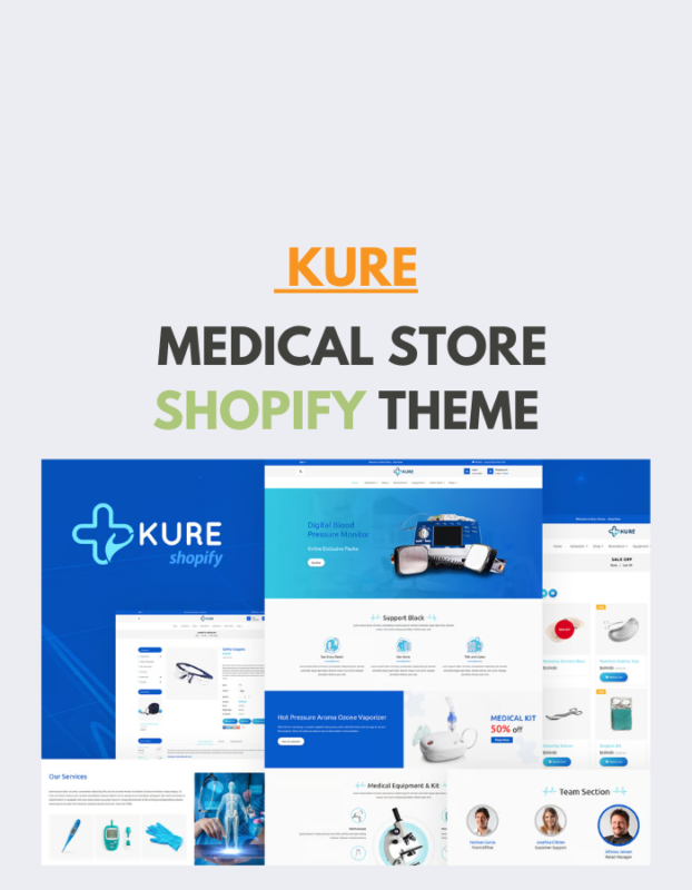 Kure Medical Store Shopify Theme