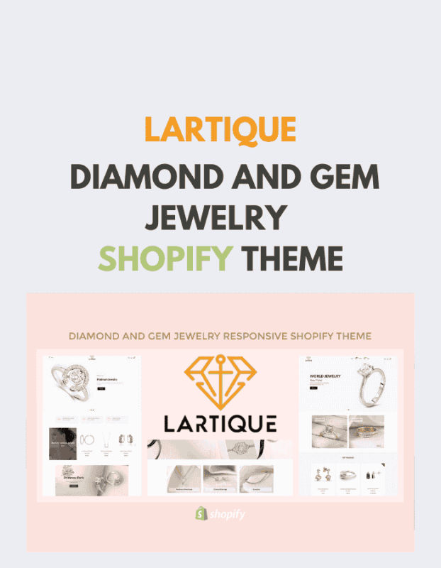 Lartique - Diamond And Gem Jewelry Shopify Theme