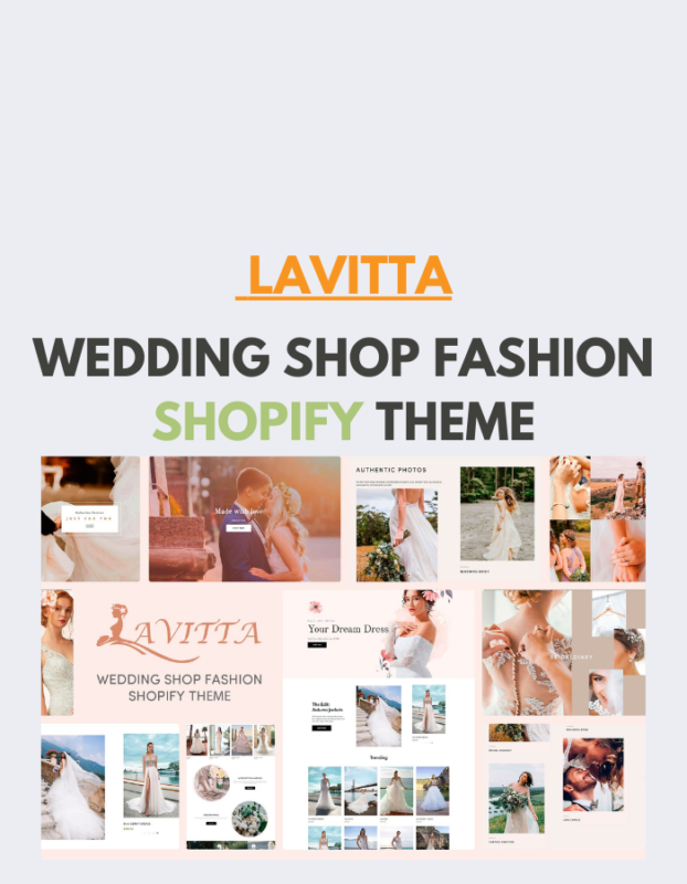 Lavitta - Wedding Shop Fashion Shopify Theme