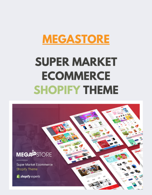 MegaStore Super Market eCommerce Shopify Theme