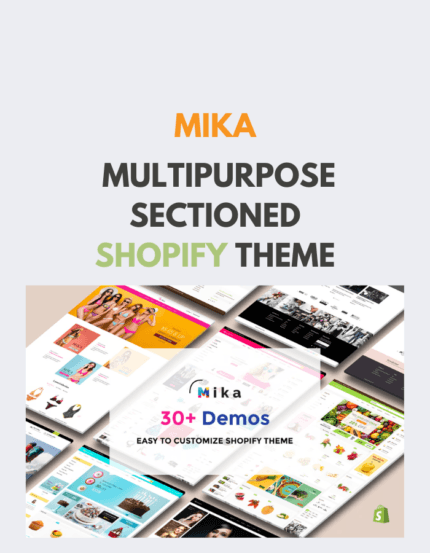 Mika - Multipurpose Sectioned Shopify Theme