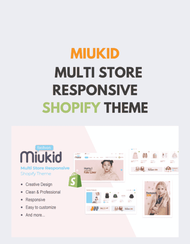 MiuKid - Multi Store Responsive Shopify Theme