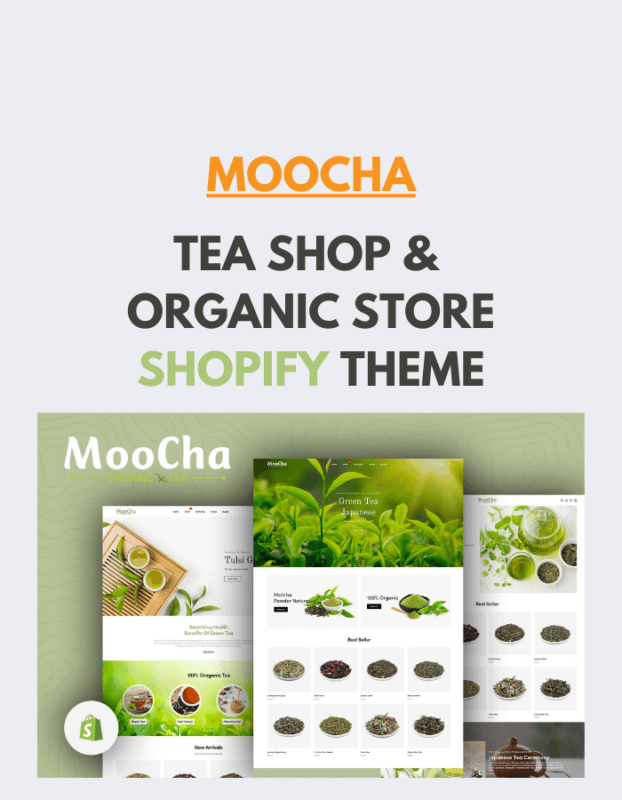 Moocha - Tea Shop & Organic Store Shopify Theme