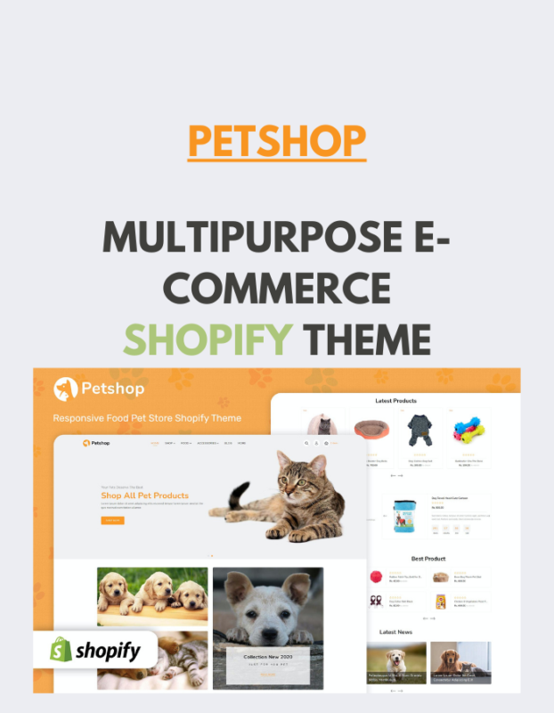 Petshop - Multipurpose E-commerce Shopify Template