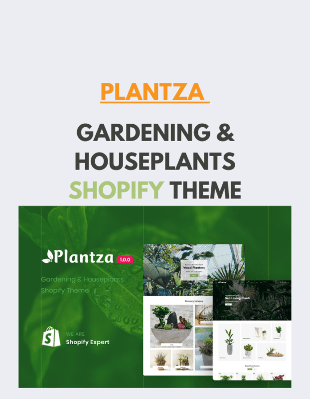 Plantza - Gardening & Houseplants Shopify Theme