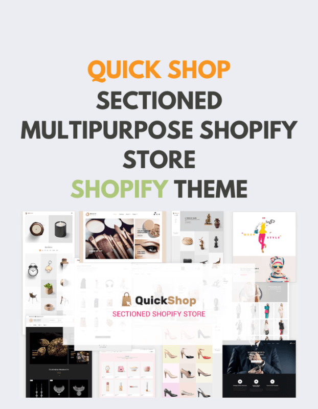 Quick Shop Sectioned Multipurpose Shopify Store