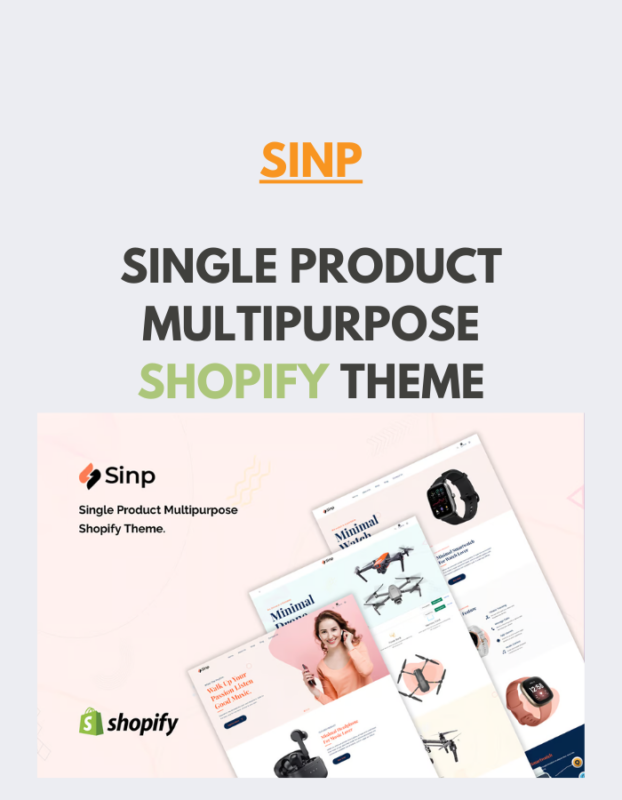 Sinp - Single Product Multipurpose Shopify Theme