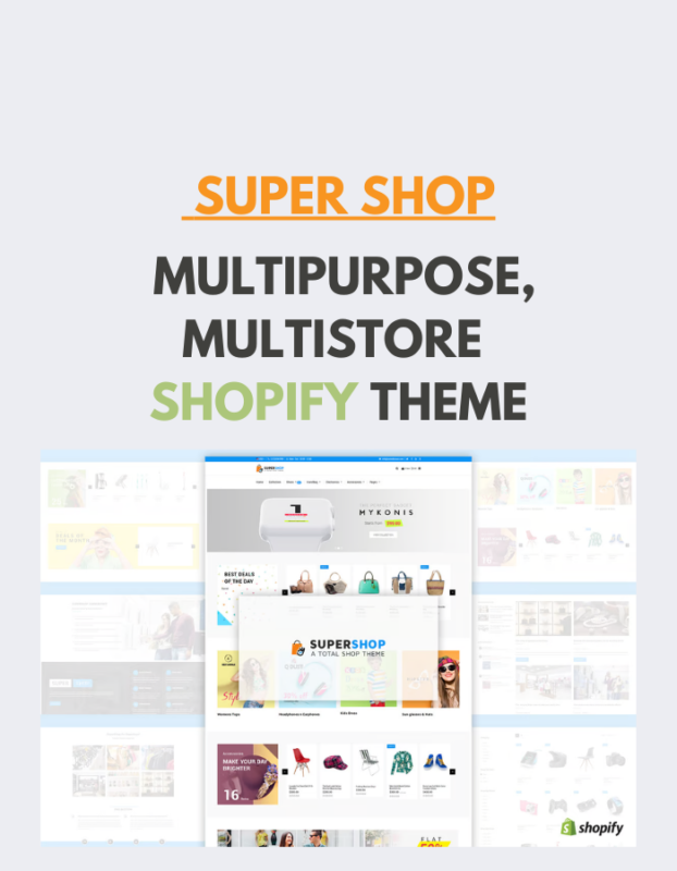 Super Shop Multipurpose, MultiStore Shopify