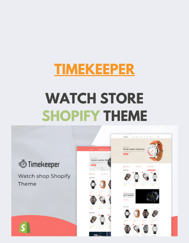 Timekeeper - Watch Store Shopify Theme