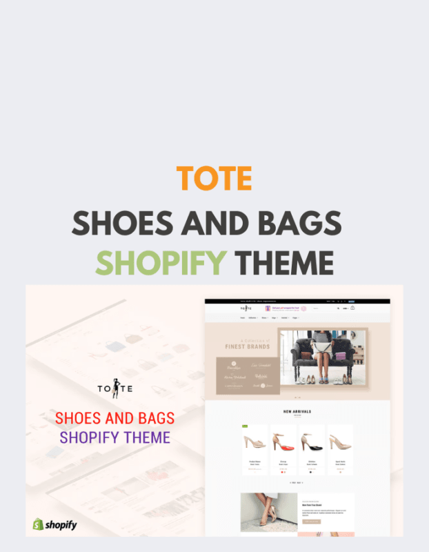 Tote Shoes and Bags Shopify theme
