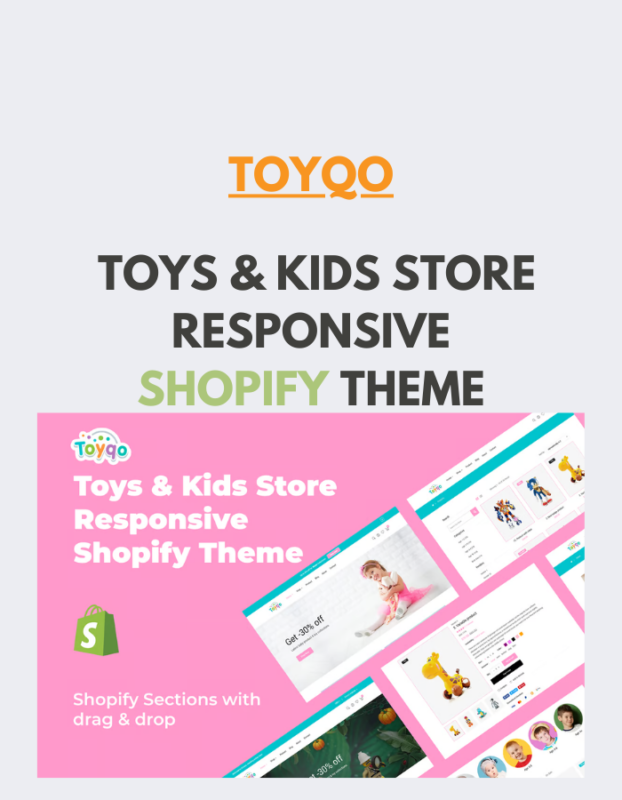 Toyqo - Toys & Kids Store Responsive Shopify Theme