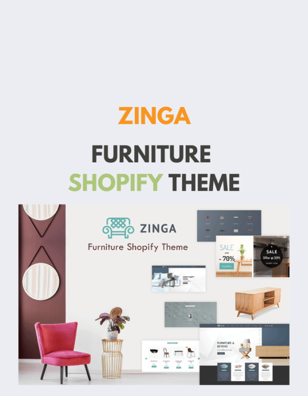 Zinga Furniture Shopify Theme