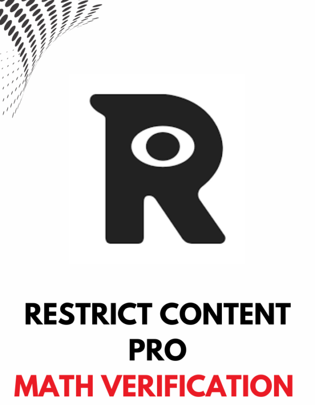 Restrict Content Pro – Math Verification