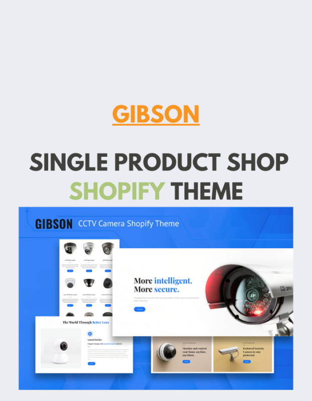 Gibson - Single Product Shop Shopify Theme