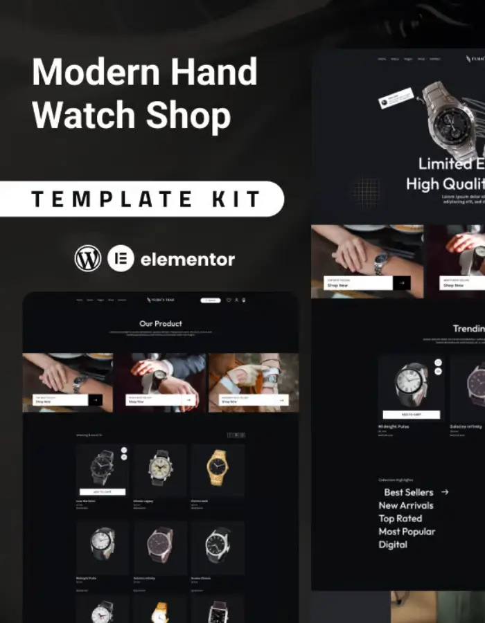 TURNSTIME-–-Modern-Hand-Watch-Shop-eCommerce-Elementor-Pro-Template-Kit.webp