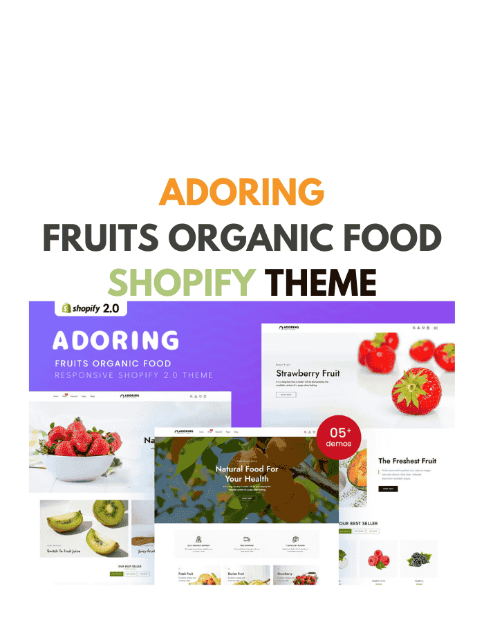 Adoring - Fruits Organic Food Shopify Theme