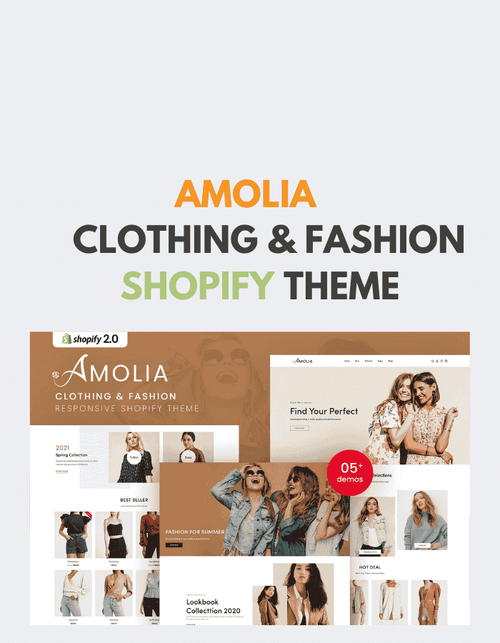 Amolia - Clothing & Fashion Shopify Theme