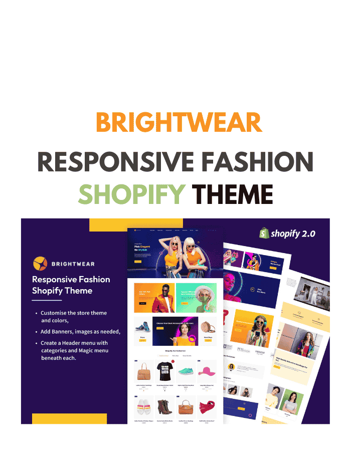 Brightwear - Responsive Fashion Shopify Theme