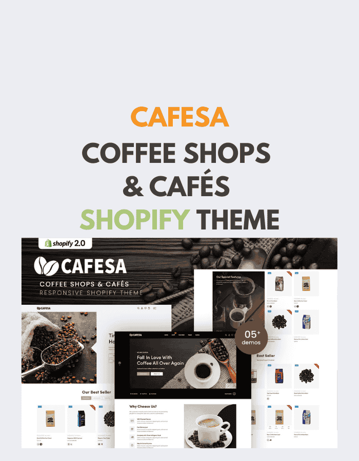 Cafesa - Coffee Shops & Cafés Shopify Theme