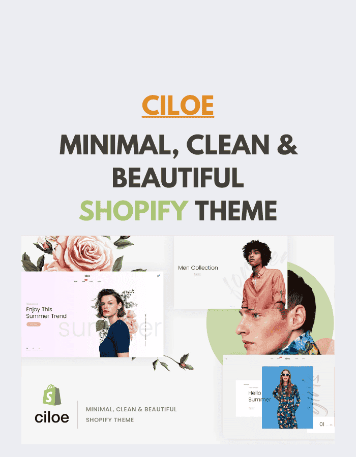 Ciloe – Minimal, Clean & Beautiful Shopify Theme