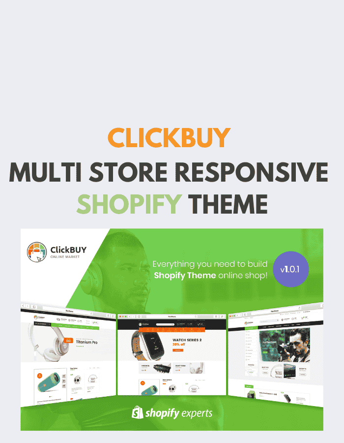 ClickBuy | Multi Store Responsive Shopify Theme