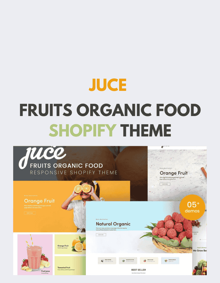 Juce – Fruits Organic Food Shopify Theme