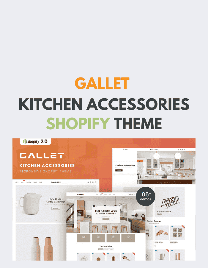 Gallet – Kitchen Accessories Shopify Theme