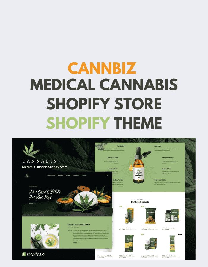 Cannbiz – Medical Cannabis Shopify Store
