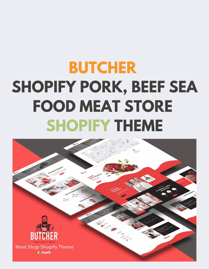 Butcher – Shopify Pork, Beef Sea Food Meat Store