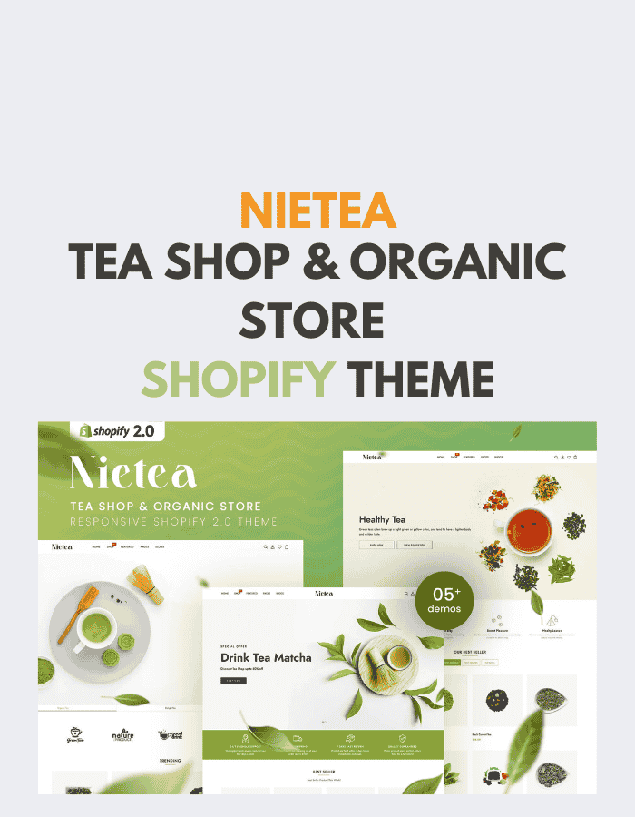Nietea – Tea Shop & Organic Store Shopify