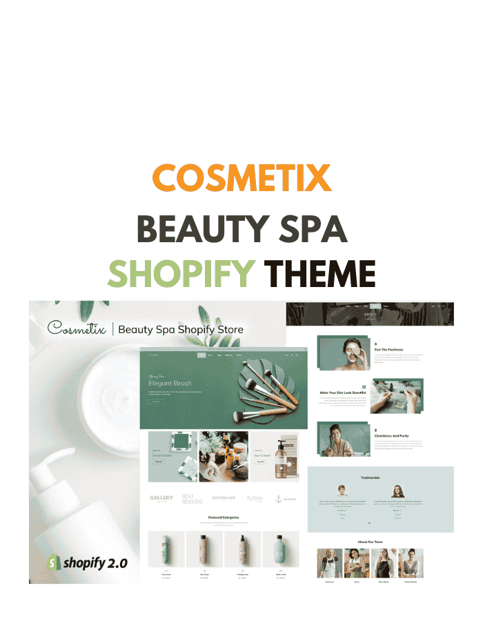 Cosmetix - Beauty Spa Shopify Store