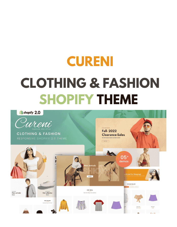 Cureni - Clothing & Fashion Shopify Theme
