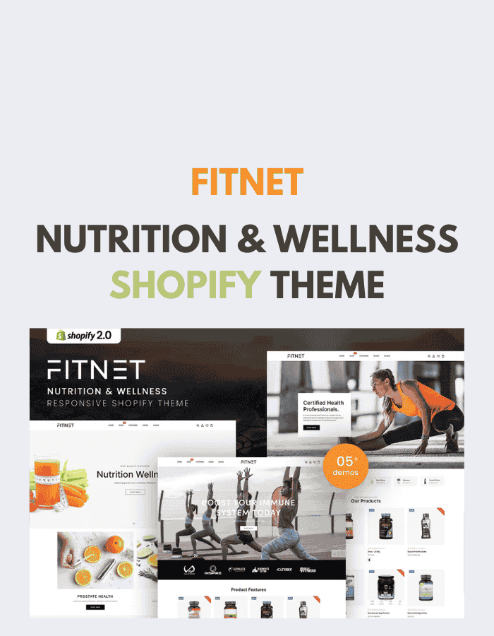 Fitnet - Nutrition & Wellness Shopify Theme
