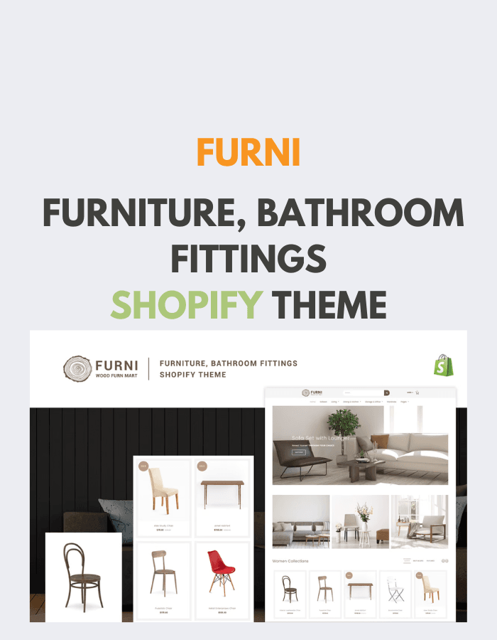 Furni - Furniture, Bathroom Fittings Shopify Theme