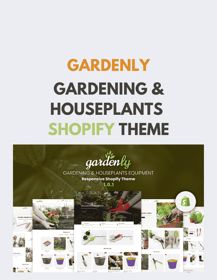 Gardenly | Gardening & Houseplants Shopify Theme