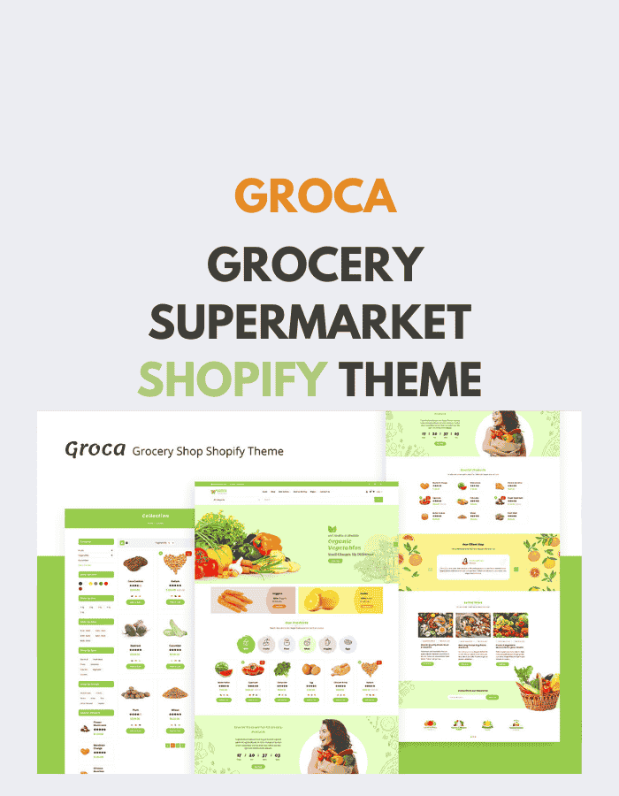 Groca – Grocery, Supermarket Shopify Theme