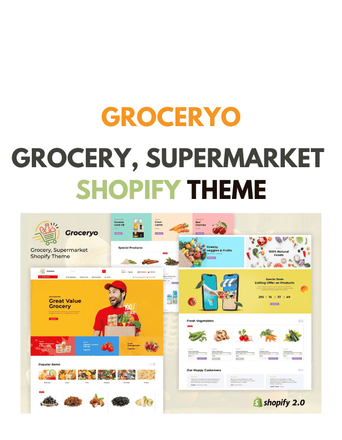 Groceryo - Grocery, Supermarket Shopify Theme