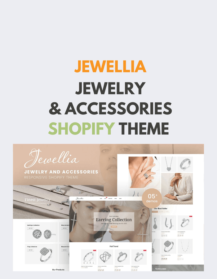 Jewellia - Jewelry & Accessories Shopify Theme