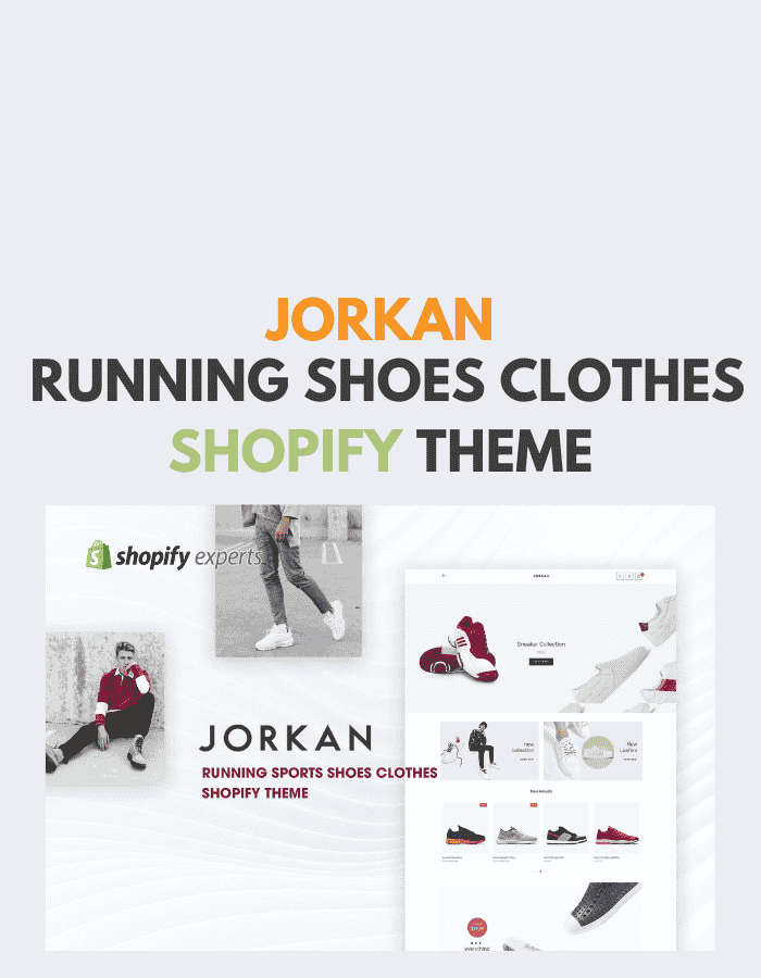 Jorkan - Running Shoes Clothes Shopify Theme