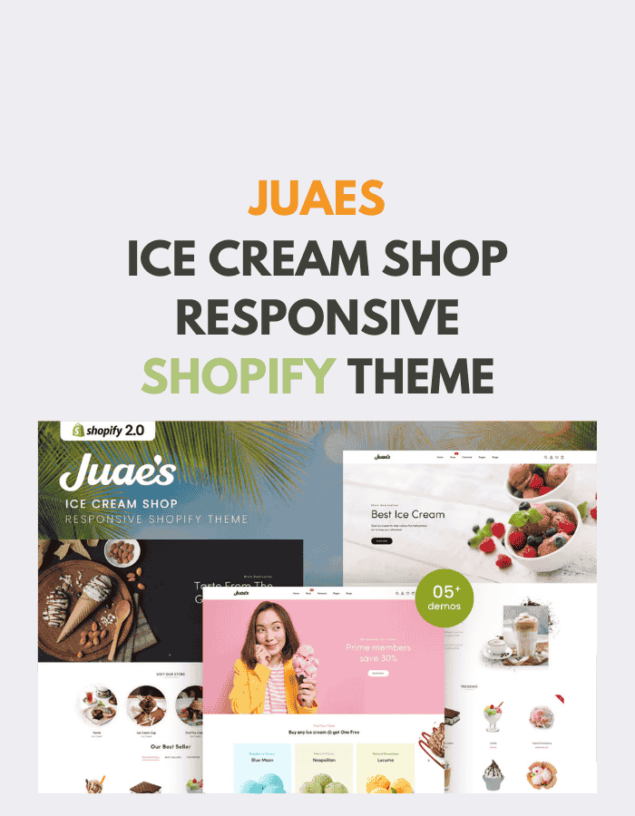 Juaes - Ice Cream Shop Responsive Shopify Theme