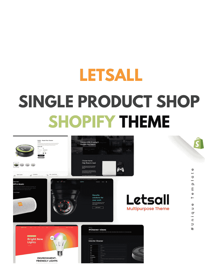 Letsall - Single Product Shop Shopify Theme
