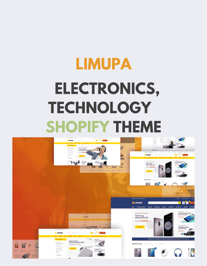 Limupa - Electronics, Technology Shopify Theme