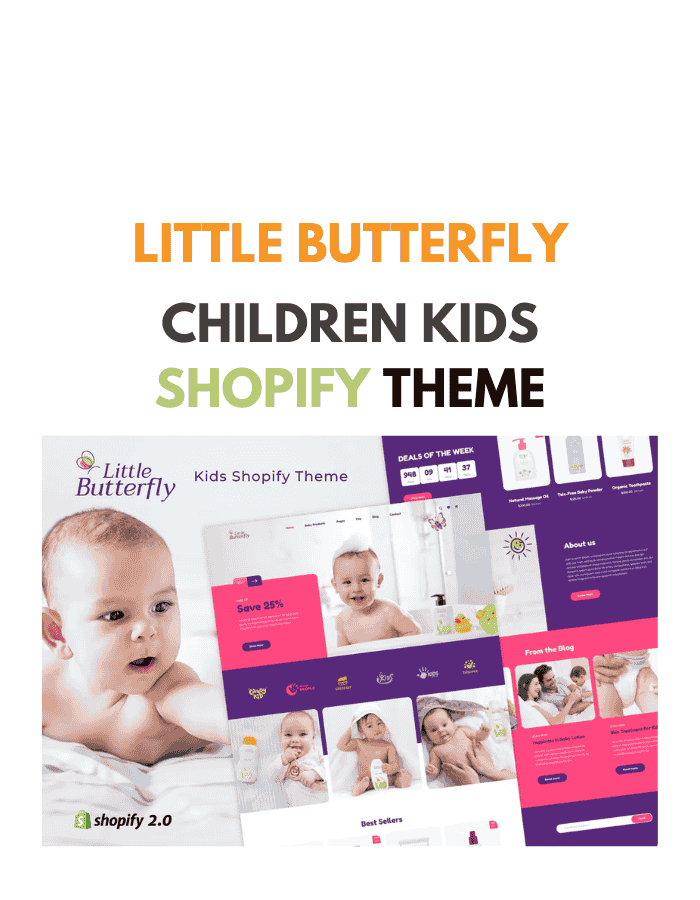 Little Butterfly - Children Kids Shopify Store