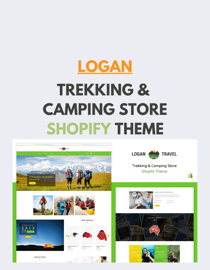 Logan - Trekking & Camping Store Shopify Theme