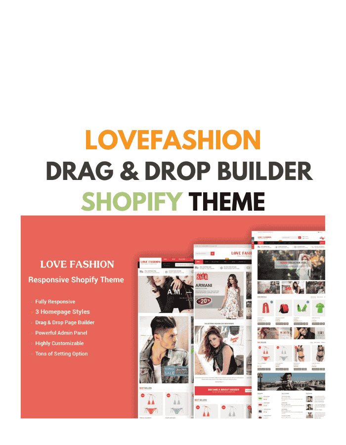 LoveFashion - Drag & Drop Builder Shopify Theme