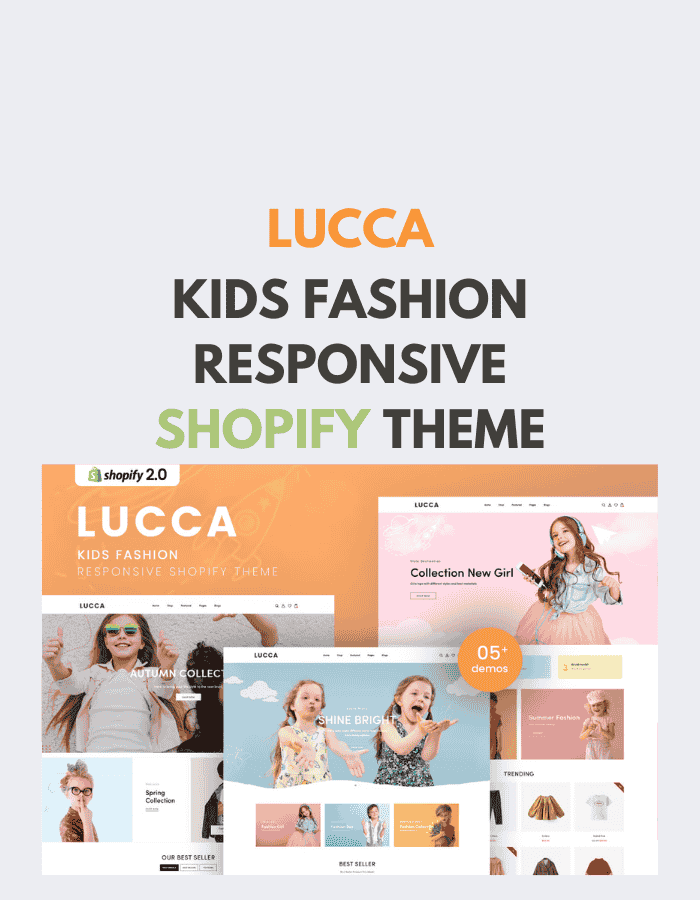 Lucca - Kids Fashion Responsive Shopify Theme